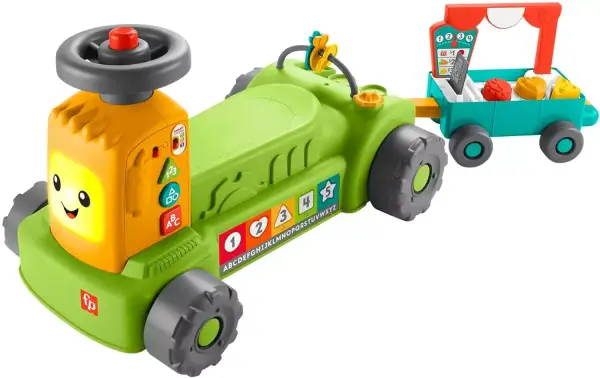 Correpasillos transformable Fisher-Price Ríe y aprende Tractor 4 en 1 Correpasillos transformable Fisher-Price Ríe y aprende Tractor 4 en 1