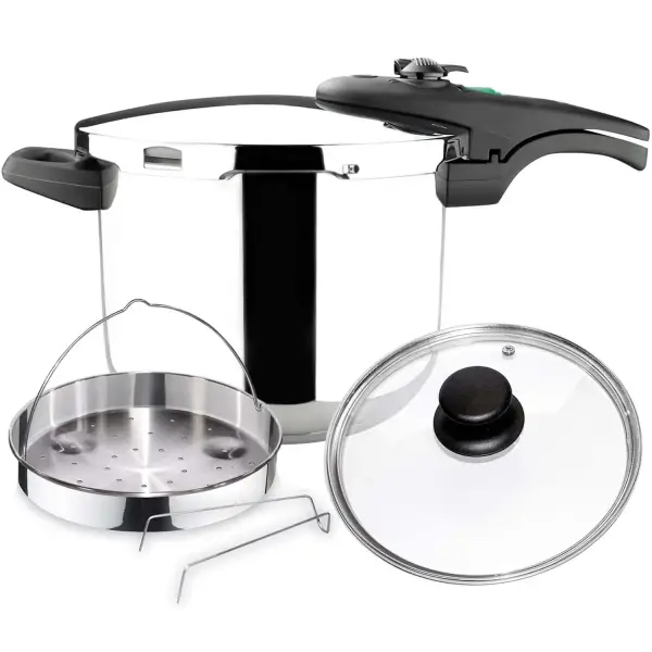 Olla a presión Súper rápida Magefesa Athenas 6L + Accesorios Olla a presión Súper rápida Magefesa Athenas 6L + Accesorios