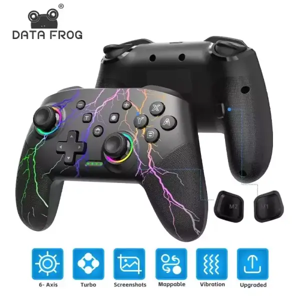 Controlador inalámbrico Data Frog para Nintendo Switch Controlador inalámbrico Data Frog para Nintendo Switch