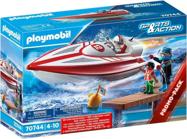 Playmobil Lancha con Motor Submarino Playmobil Lancha con Motor Submarino