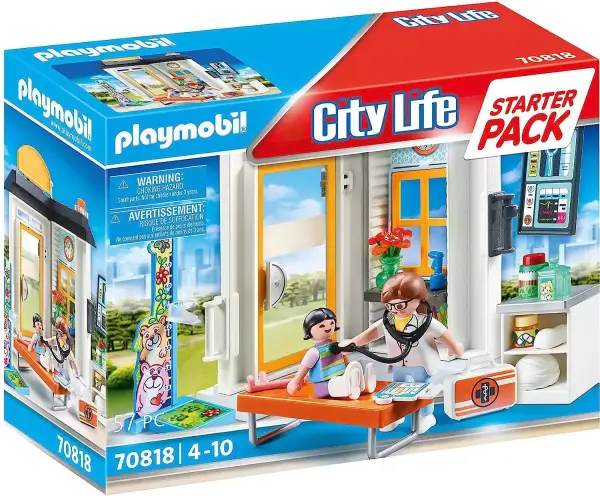 PLAYMOBIL City Life Starter Pack Pediatra PLAYMOBIL City Life Starter Pack Pediatra