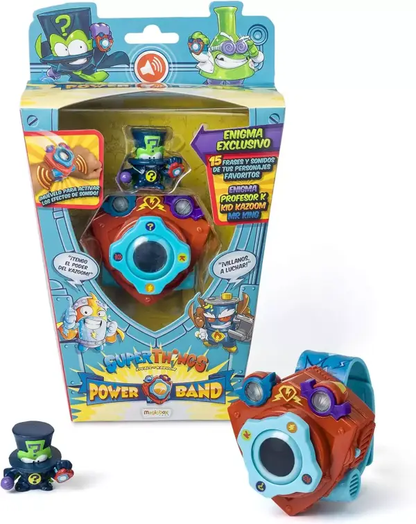 Power Band con Figura Enigma SuperThings Power Band con Figura Enigma SuperThings