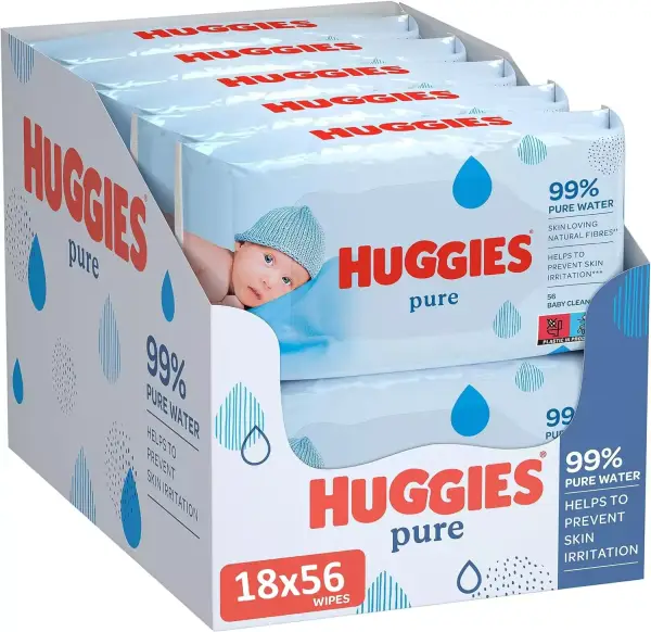 1008 toallitas Huggies Pure 99% 1008 toallitas Huggies Pure 99%