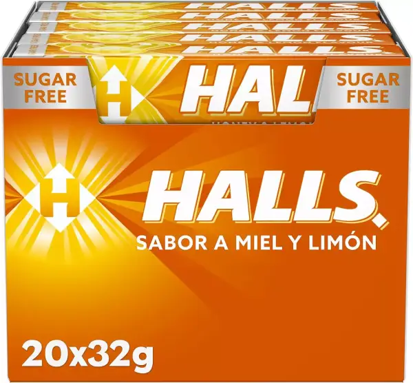 20 Sticks de 32 g Halls Miel y Limón 20 Sticks de 32 g Halls Miel y Limón