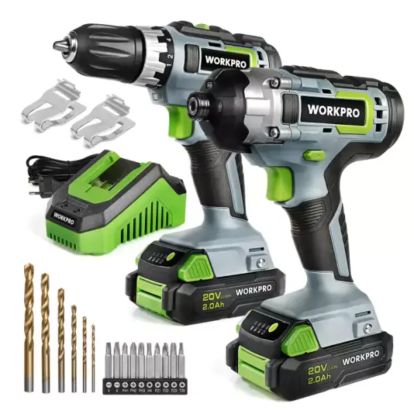 Taladro Atornillador e impacto inalámbrico WorkPro Taladro Atornillador e impacto inalámbrico WorkPro