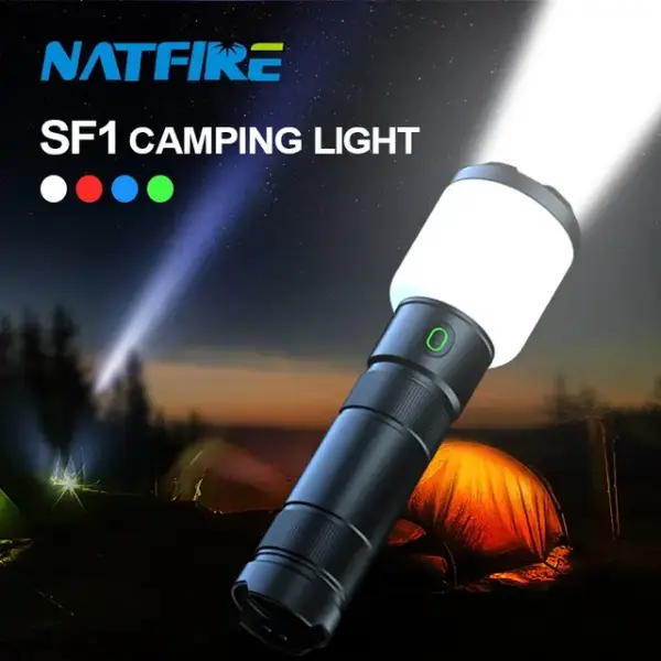 Linterna de Camping Natfier SD1 LED + RGB Linterna de Camping Natfier SD1 LED + RGB