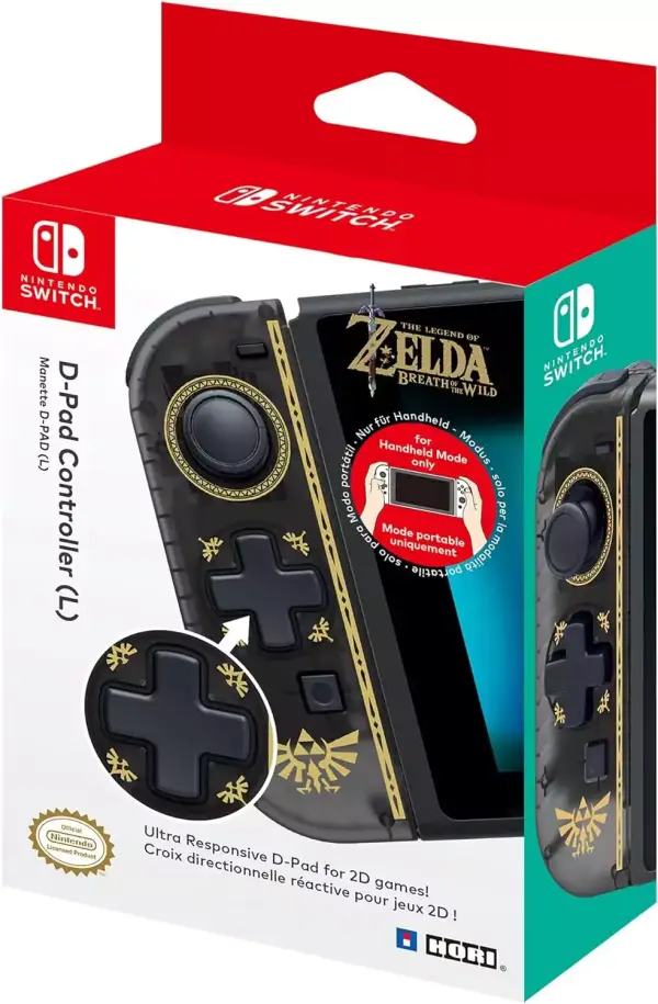 Controlador D-Pad HORI Zelda para Nintendo Switch Controlador D-Pad HORI Zelda para Nintendo Switch