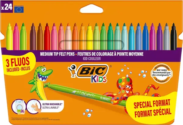 24 Rotuladores BIC Kids 24 Rotuladores BIC Kids