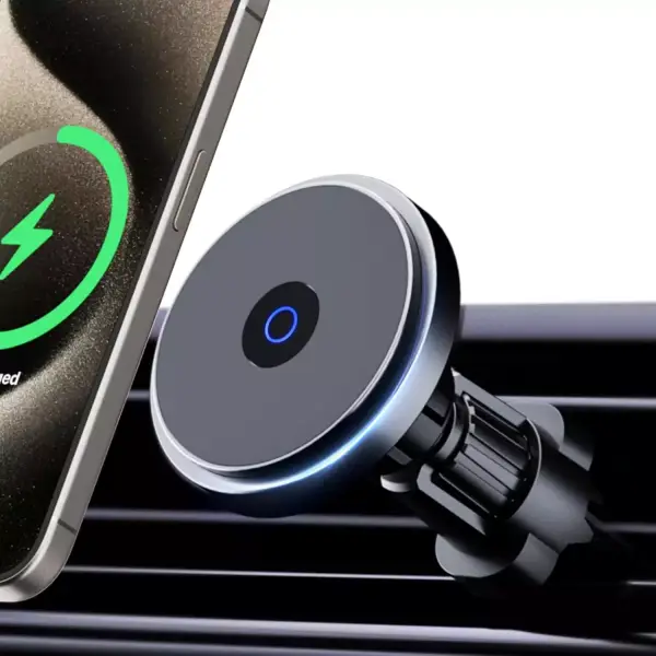 Cargador inalámbrico MagSafe para coche con soporte Cargador inalámbrico MagSafe para coche con soporte