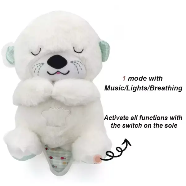 Peluche musical Oso que respira para bebés Peluche musical Oso que respira para bebés