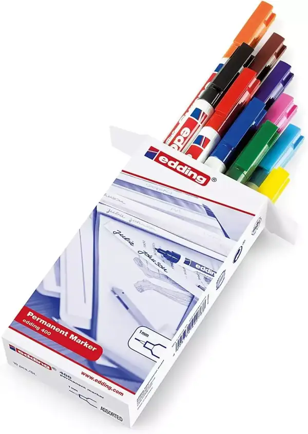 10x marcador permanente Edding 400 Multicolor 10x marcador permanente Edding 400 Multicolor