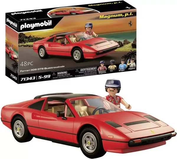 Playmobil Famous Cars Ferrari 308 GTS Quattrovalvole Playmobil Famous Cars Ferrari 308 GTS Quattrovalvole