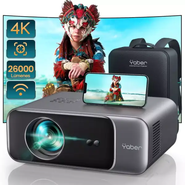 Proyector Yaber 4K WiFi 6 Full HD 1080P Proyector Yaber 4K WiFi 6 Full HD 1080P