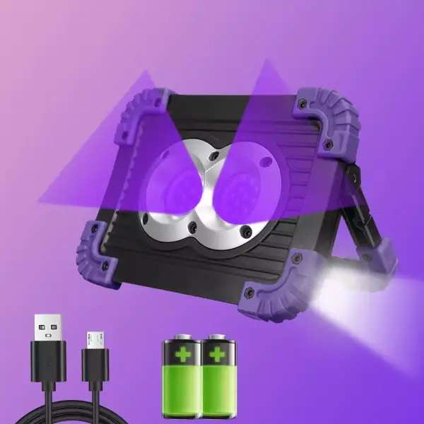 Lámpara recargable UV ultravioleta 395nm Lámpara recargable UV ultravioleta 395nm