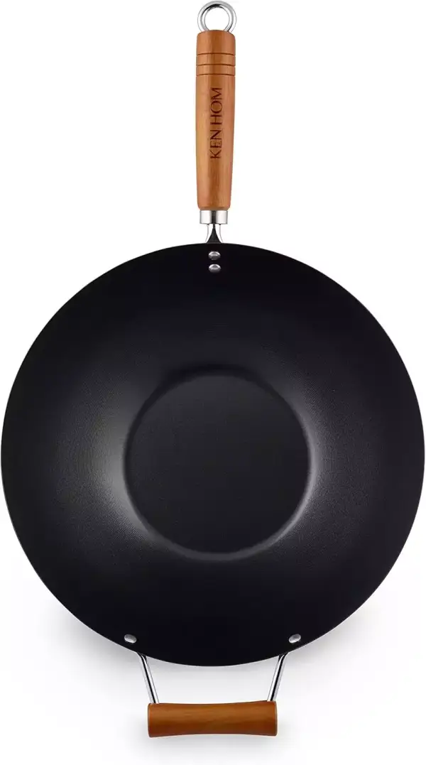 Wok Acero Carbono Antiadherente Ken Hom 35cm Wok Acero Carbono Antiadherente Ken Hom 35cm