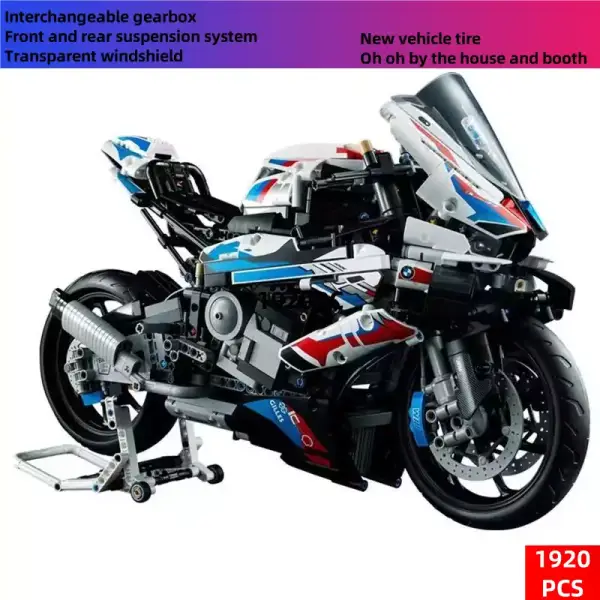 Piezas de construcción de motocicleta BMW 1920 pzs Piezas de construcción de motocicleta BMW 1920 pzs