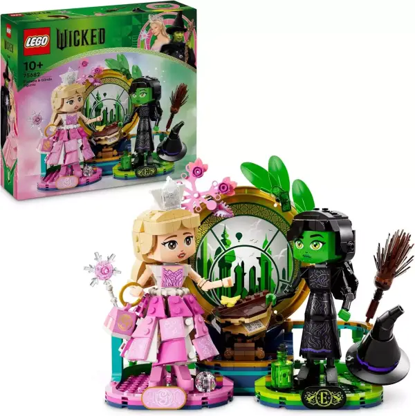LEGO Wicked Figuras de Elphaba y Glinda LEGO Wicked Figuras de Elphaba y Glinda