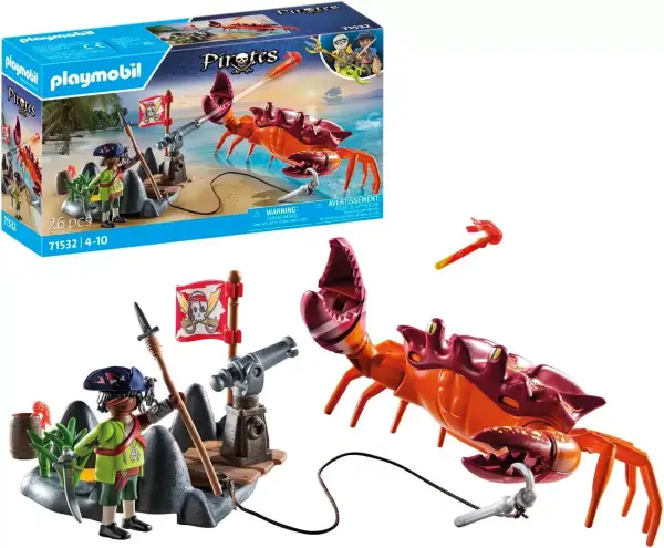 PLAYMOBIL Pirates 71532 Batalla con el Cangrejo Gigante PLAYMOBIL Pirates 71532 Batalla con el Cangrejo Gigante