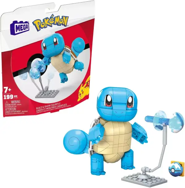 Mega Construx Pokémon Construye y Muestra Squirtle Mega Construx Pokémon Construye y Muestra Squirtle