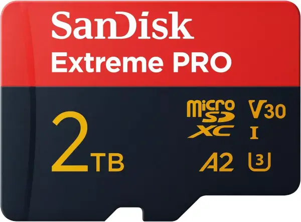 Tarjeta microSDXC SanDisk 2TB Extreme Pro Tarjeta microSDXC SanDisk 2TB Extreme Pro