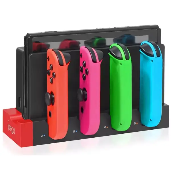 Estación de carga 4 Joycon para Nintendo Switch Estación de carga 4 Joycon para Nintendo Switch