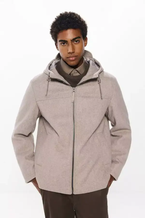 Parka Corta efecto lana Parka Corta efecto lana