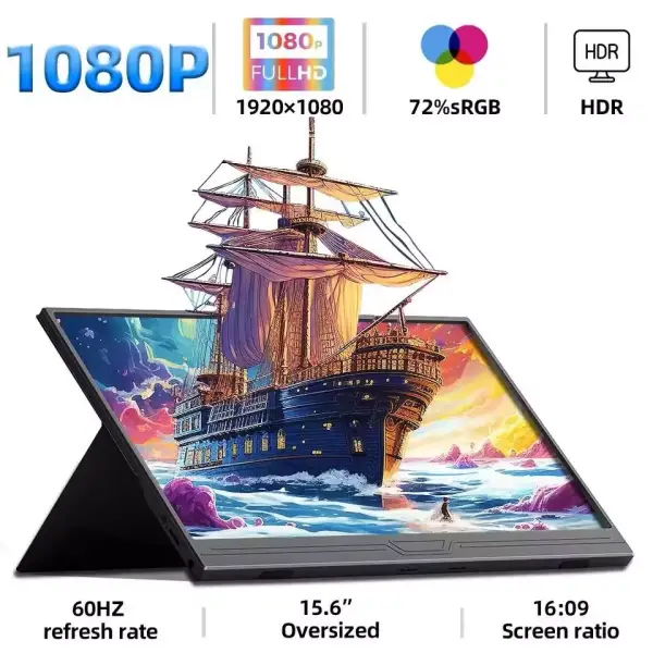 Monitor Portátil 15,6" FullHD 1080p Zsus Monitor Portátil 15,6" FullHD 1080p Zsus