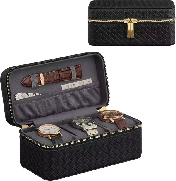 Caja para 3 relojes de viaje Caja para 3 relojes de viaje