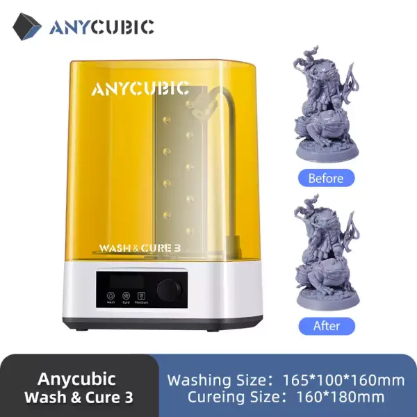 Máquina de Limpieza de Resina Anycubic Wash & Cure 3 Máquina de Limpieza de Resina Anycubic Wash & Cure 3