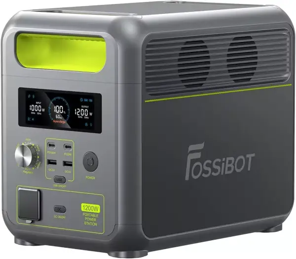 Estación de energía Portátil FossiBot 1024Wh 1200W Estación de energía Portátil FossiBot 1024Wh 1200W