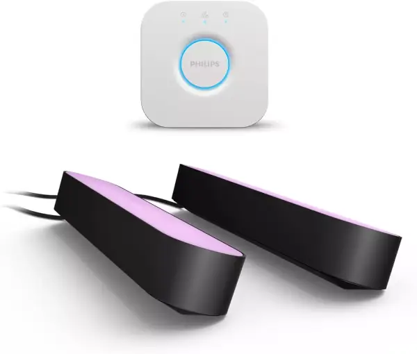 Pack de 2 Barras de Luz Hue Play Philips Hue + Puente Pack de 2 Barras de Luz Hue Play Philips Hue + Puente