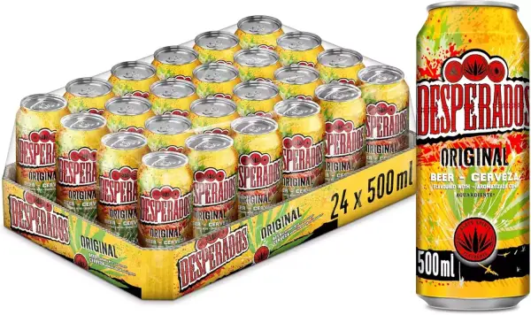 24 Latas de 50cl Desperados Cerveza Tequila 24 Latas de 50cl Desperados Cerveza Tequila
