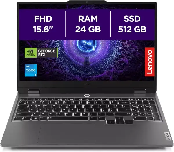 Portatil Lenovo LOQ i5-12450HX 24GB 512GB RTX4050 Portatil Lenovo LOQ i5-12450HX 24GB 512GB RTX4050