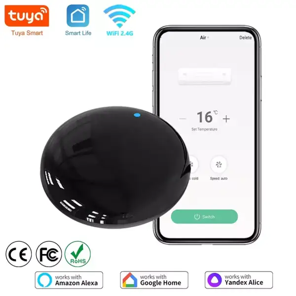 Control remoto IR WiFi Tuya Alexa y Google Control remoto IR WiFi Tuya Alexa y Google