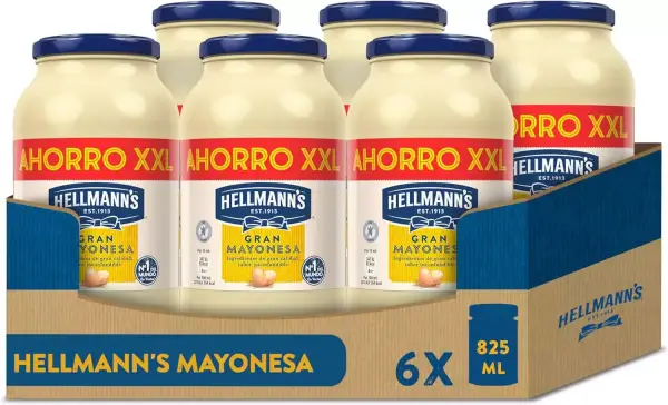 6x 825ml Hellmann's Gran Mayonesa 6x 825ml Hellmann's Gran Mayonesa