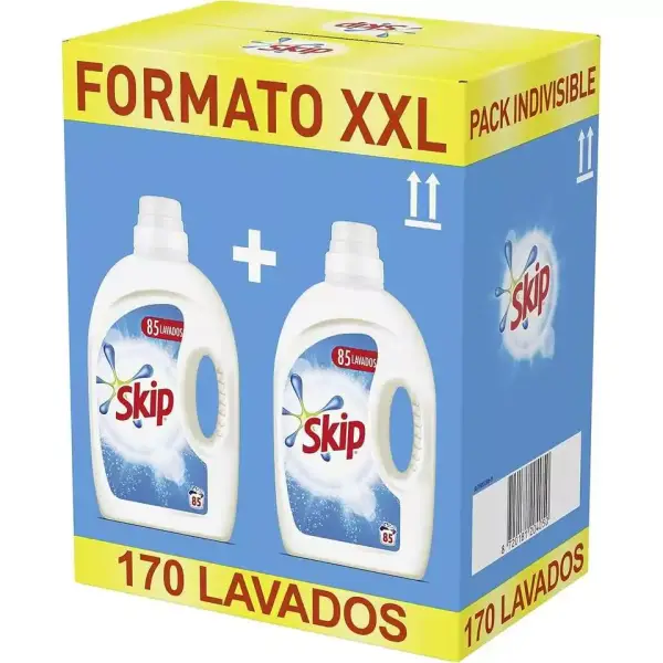 Detergente líquido Skip Active XXL 170 lavados Detergente líquido Skip Active XXL 170 lavados