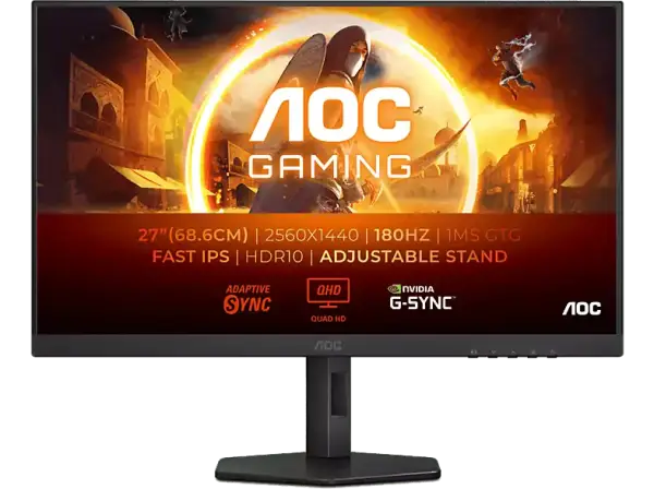 Monitor 27" AOC QHD IPS 180Hz 1 ms Monitor 27" AOC QHD IPS 180Hz 1 ms
