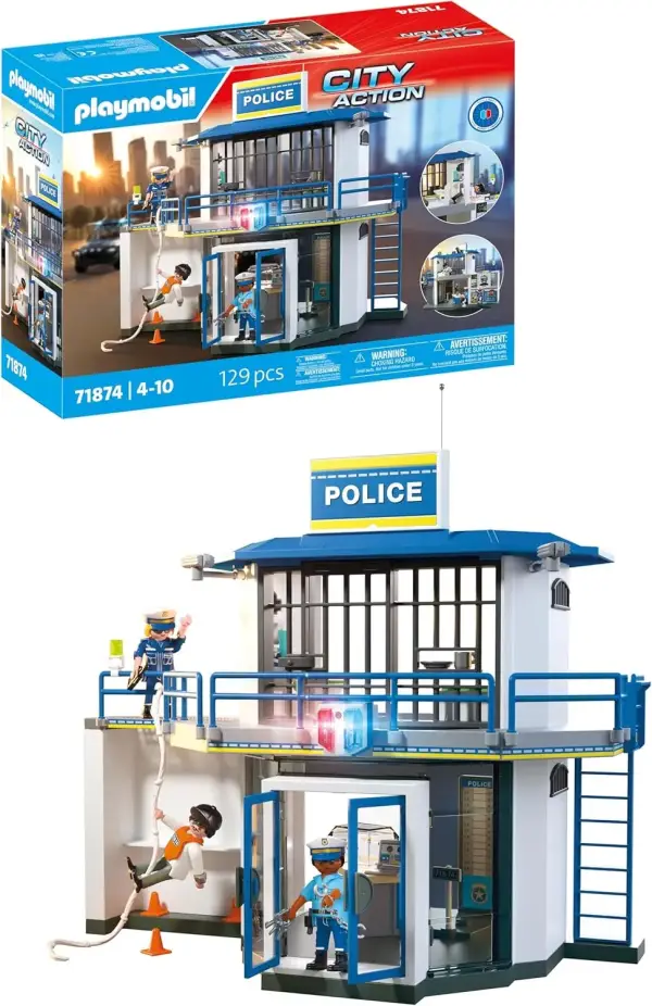Playmobil Comisaría con Sala de Investigación Action Heroes Playmobil Comisaría con Sala de Investigación Action Heroes