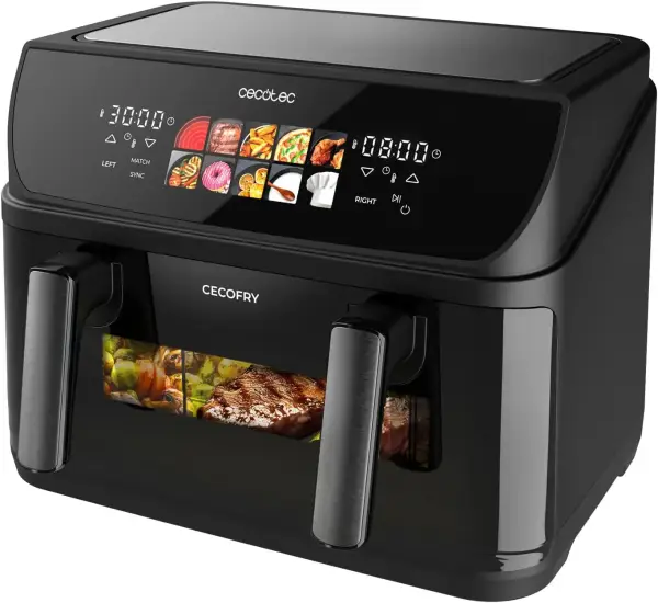 Freidora de aire Cecotec Cecofry&Grill Duoheat 2800W 10L Freidora de aire Cecotec Cecofry&Grill Duoheat 2800W 10L