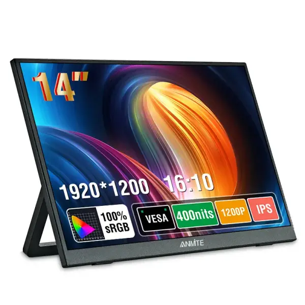 Monitor Táctil Portátil 14" Anmte Monitor Táctil Portátil 14" Anmte