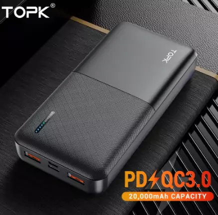 Batería Externa 20000mAh TOPK Batería Externa 20000mAh TOPK