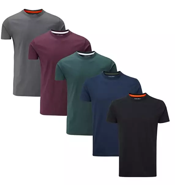Pack de 5 Camisetas Cuello Redondo Charles Wilson Pack de 5 Camisetas Cuello Redondo Charles Wilson