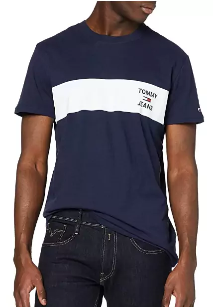 Camiseta para Hombre Tommy Hilfiger TJM Chest Stripe Camiseta para Hombre Tommy Hilfiger TJM Chest Stripe