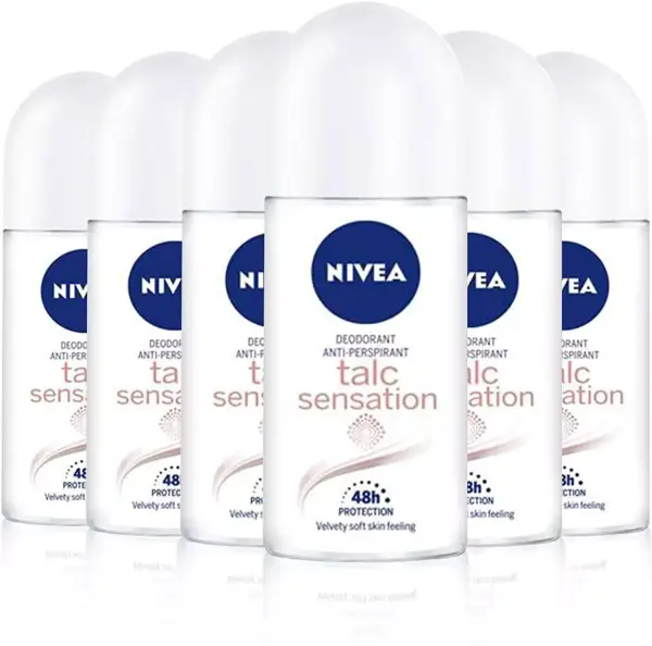 Pack 6x50ml NIVEA Talc Sensation Roll-on Pack 6x50ml NIVEA Talc Sensation Roll-on