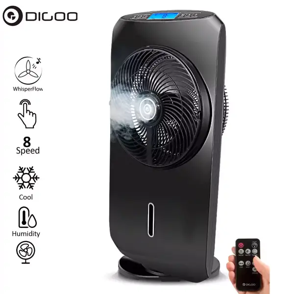 Ventilador con difusión de agua Digoo DG-F1101 Ventilador con difusión de agua Digoo DG-F1101