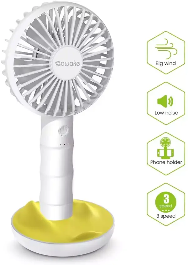 Mini ventilador USB 3 velocidades SAWAKE Mini ventilador USB 3 velocidades SAWAKE