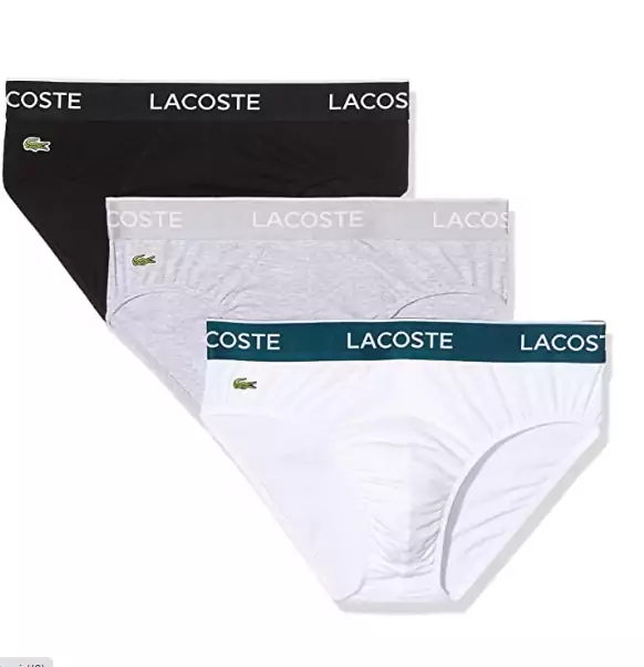 Pack de 3 Lacoste Bóxer para Hombre Talla M a XL Pack de 3 Lacoste Bóxer para Hombre Talla M a XL