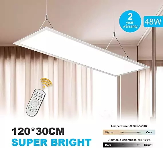 Natur panel led Regulable 120x30cm 50W 6000lm Natur panel led Regulable 120x30cm 50W 6000lm