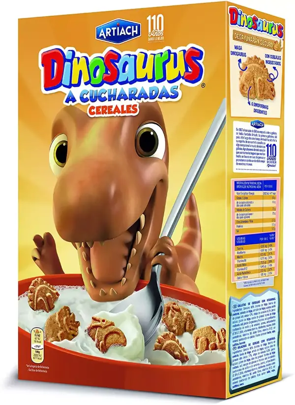 Galletas Artiach Dinosaurus A Cucharadas Cereales 350 g Galletas Artiach Dinosaurus A Cucharadas Cereales 350 g
