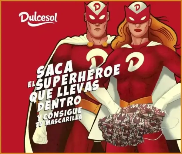 Mascarillas Superhéroe de Dulcesol GRATIS Mascarillas Superhéroe de Dulcesol GRATIS